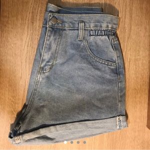 Roll-Up Jem Denim Shorts - NEVER WORN